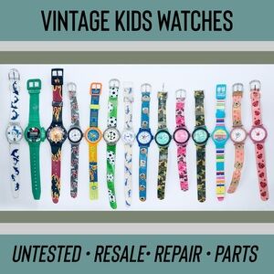 14 Used Untested Assorted Kids Watch Lot / Bundle